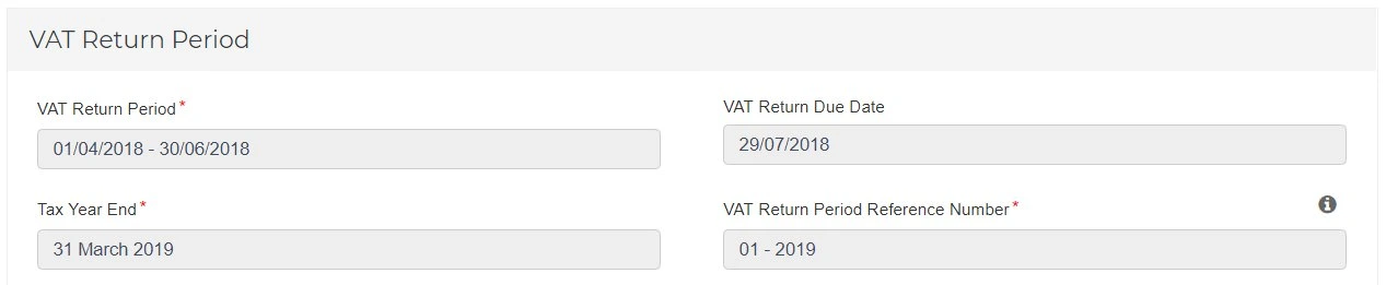 VAT Return Period